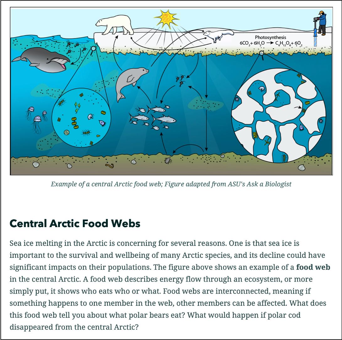 Life in the Central Arctic StoryMap