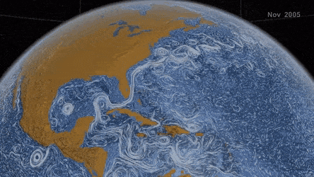 Surface ocean circulation