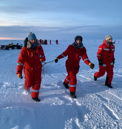 Colleagues on the ice