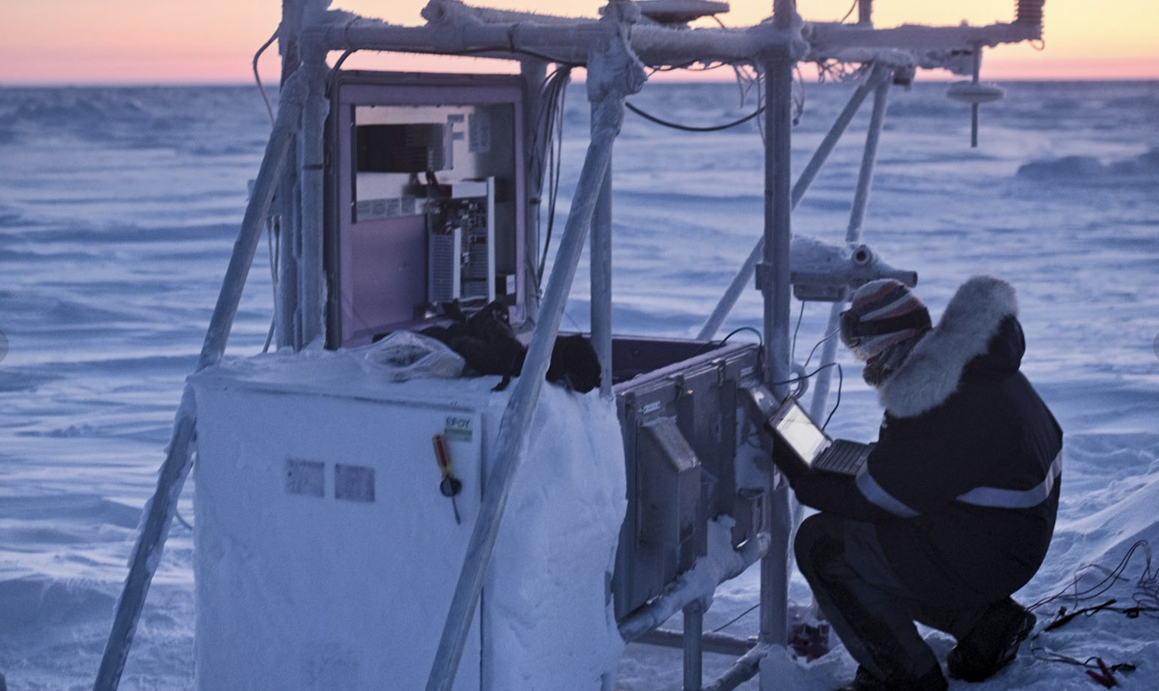 Nautical twilight in the Arctic