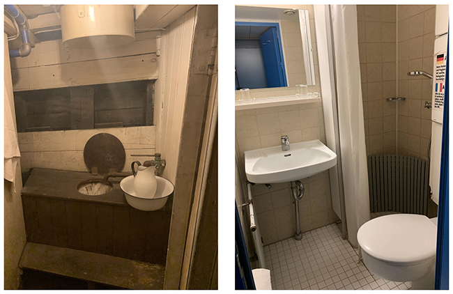 Bathrooms, Fram and Polarstern