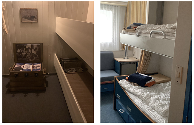 Cabins, Fram and Polarstern
