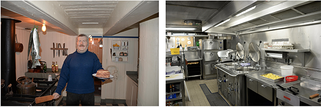Kitchen, Fram and Polarstern