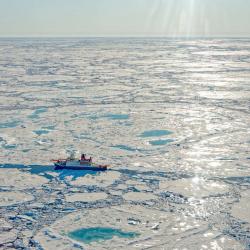 The Polarstern in sea ice